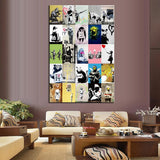 All Banksy Art Collage