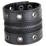 Leather Bracelet Exaggerated Punk Rivet Wide Leather Wrist Corns RD