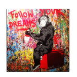 Banksy "Follow Your Dreams" Wall Art