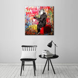 Banksy "Follow Your Dreams" Wall Art