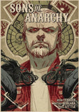 Award winning TV play Sons of Anarchy 2018 calendar Kraft Paper Poster Cafe Creative wallpaper Interior Decoration Free Shipping