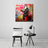 Banksy "Follow Your Dreams" Wall Art