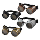 Vintage Style Steampunk Goggles Welding Punk Gothic Glasses Cosplay