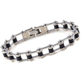 Punk Bracelet Motorcycle Chain Link Chain Bike Bracelet Stainless Steel Bracelet