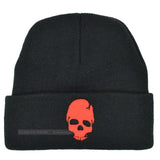 CLIMATE Men Winter Warm Knitted Hat Beanies Sons of Anarchy Skeleton Skulls Cool Black Hat For Adult Men Winter Knitted Hat Caps