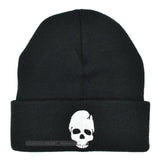 CLIMATE Men Winter Warm Knitted Hat Beanies Sons of Anarchy Skeleton Skulls Cool Black Hat For Adult Men Winter Knitted Hat Caps