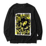 sex pistols anarchy in the uk full sleeves tee women men size Heavy combed Full Long Sleeves t shirt