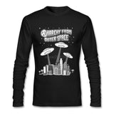 Funny Round Collar Man Anarchy From Outer Space T Shirt Designs Discount Men Full Shirt