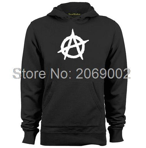 Anarchy Rebel Mens & Womens Personalized Long Sleeve Hoodies