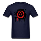 Mens Anarchy Logo T Shirt Luxury Spring Best Concert Tee Cool Tubthumping tee shirt Making Cotton Gentleman Family Clothing