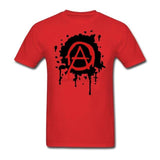 Mens Anarchy Logo T Shirt Luxury Spring Best Concert Tee Cool Tubthumping tee shirt Making Cotton Gentleman Family Clothing
