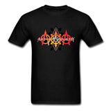 men's Art of Anarchy rock n roll T-Shirt Awesome Short Sleeve Red t shirts for teenage Tops big size