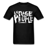 La Rage Du Peuple Fist Government Anarchy Revolution Graphic Shirt T-shirt Printed T Shirts Short Sleeve Hipster Tee