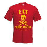 Bulk T Shirts Crew Neck New Style   Eat The Rich Protest Anarchy Political   Short Sleeve Tee Shirt For Men