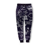 Men Graffiti Anarchy Symbol Pants Punk Gothic Symbol Sign Printed Sweatpants Men 2018 Winter Hip Hop Full Lenth Harem Pants