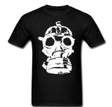 gas mask anarchy revolution anonymous change government life shirt T-shirt Summer Short Sleeves New Fashion T Shirt