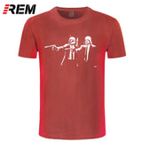 REM Summer Banksy Star War Men's T-Shirt funny casual fitness tops tee fashion hip hop streetwear brand clothing tshirt