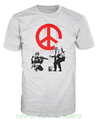 Banksy Peace and Graffiti T-shirt