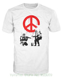 Banksy Peace and Graffiti T-shirt